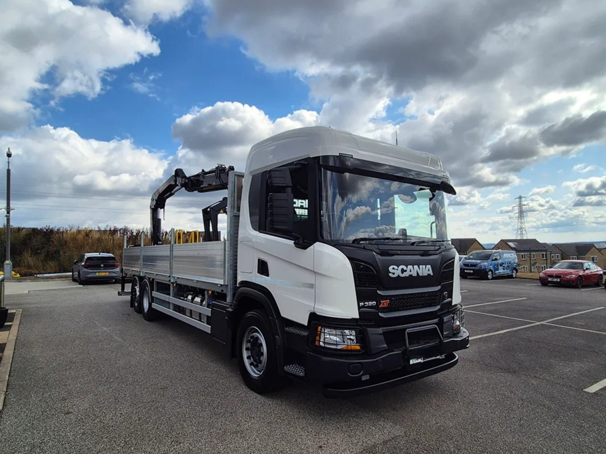 A 26 tonne builders merchant truck ready to rent or hire